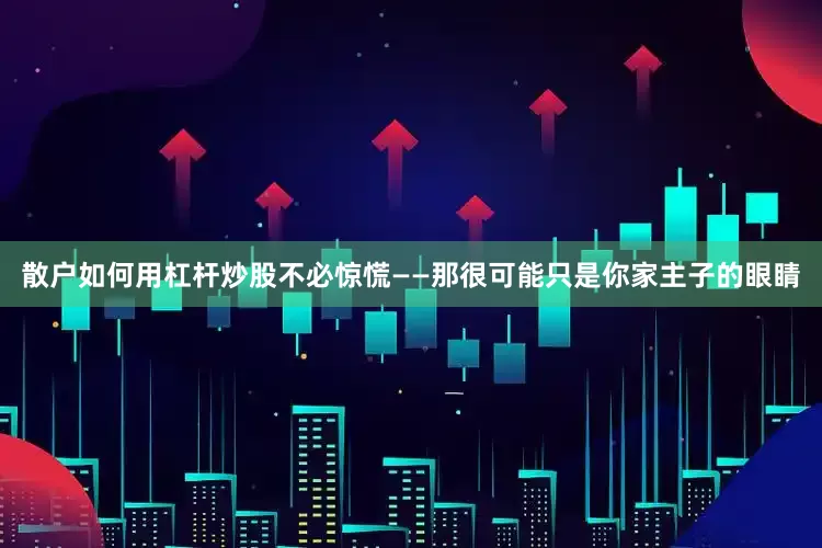 散户如何用杠杆炒股不必惊慌——那很可能只是你家主子的眼睛